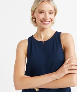KERBIE RACER NECK MINI DRESS