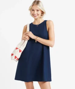 KERBIE RACER NECK MINI DRESS