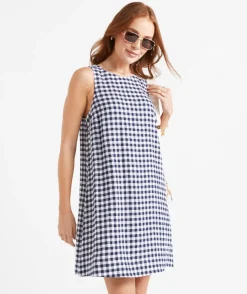 KERBIE RACER NECK MINI DRESS