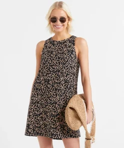 KERBIE RACER NECK MINI DRESS
