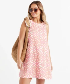 KERBIE RACER NECK MINI DRESS