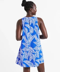 KERBIE RACER NECK MINI DRESS