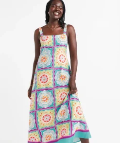 KIARA PRINTED MIDI DRESS