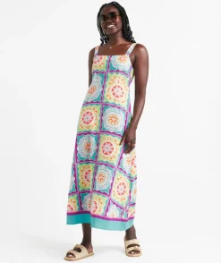 KIARA PRINTED MIDI DRESS