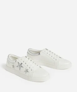 KYA METALLIC STAR WHITE SNEAKER