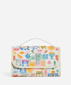 LARA COMPARTMENT MAKEUP BAG - ENDLESS SUMMER