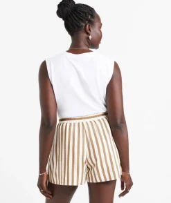 LARA STRIPE PULL ON SHORT