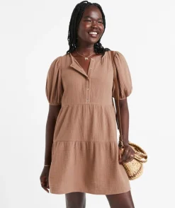 LAURA TIERED MINI DRESS