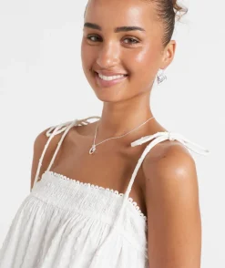 LAYTON STRAPPY COTTON MINI DRESS