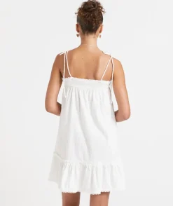 LAYTON STRAPPY COTTON MINI DRESS