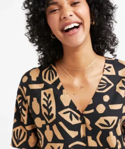 LEAH LINEN BLEND CROPPED SHIRT