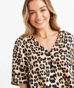 LEAH LINEN BLEND CROPPED SHIRT