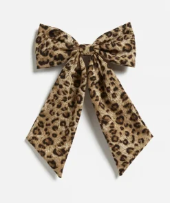 LEOPARD PRINT LONG CLASSIC BOW