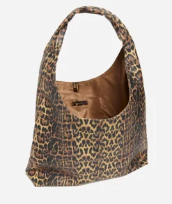 LEOPARD SLOUCHY WORKER TOTE