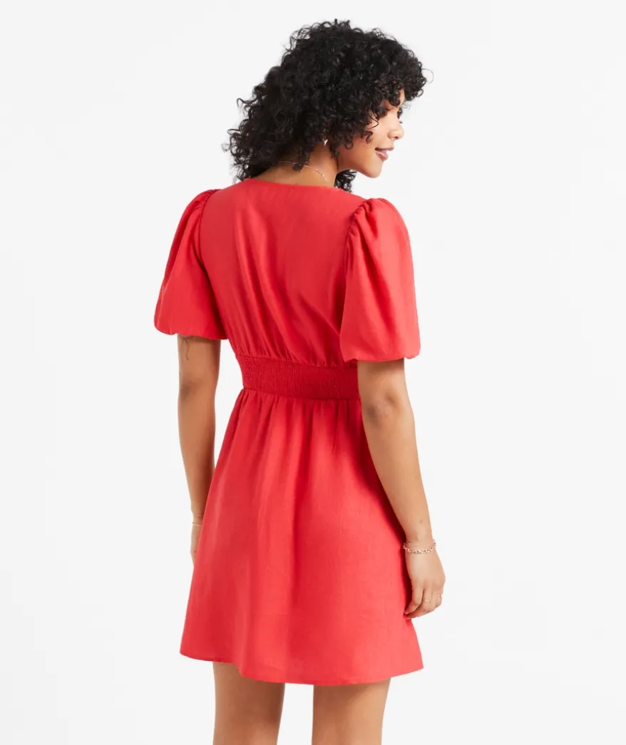LEXI BOW TIE MINI DRESS