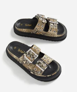 LIA SNAKE BUCKLE SANDAL