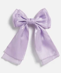 LILAC GLIMMER HAIR BOW