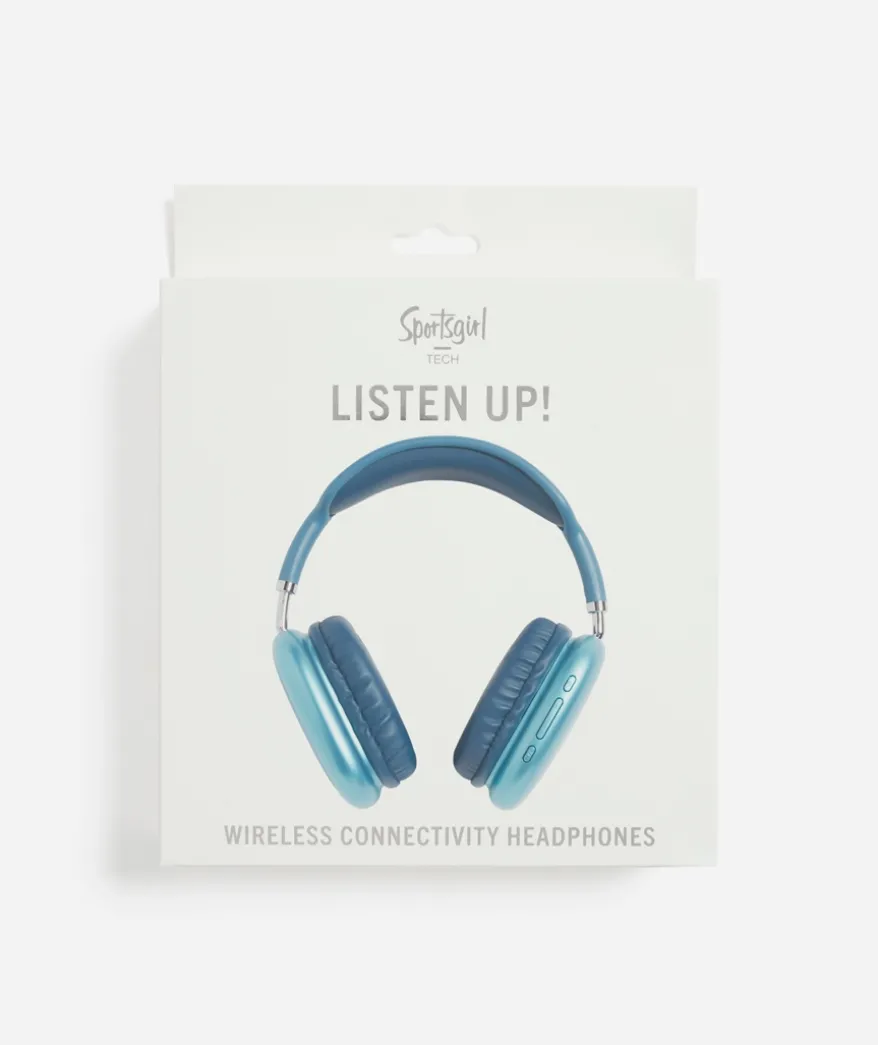 LISTEN UP! HEADPHONES - BLUE