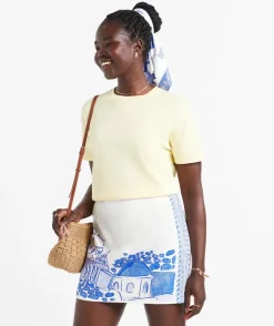 LONI SANTORINI MINI SKIRT