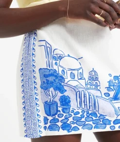 LONI SANTORINI MINI SKIRT
