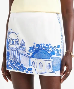 LONI SANTORINI MINI SKIRT