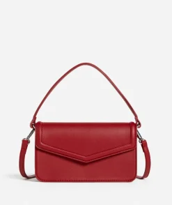 LUCI RED TOP HANDLE BAG