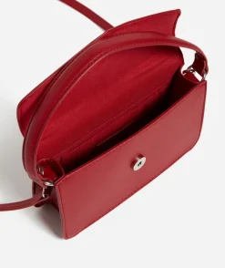 LUCI RED TOP HANDLE BAG