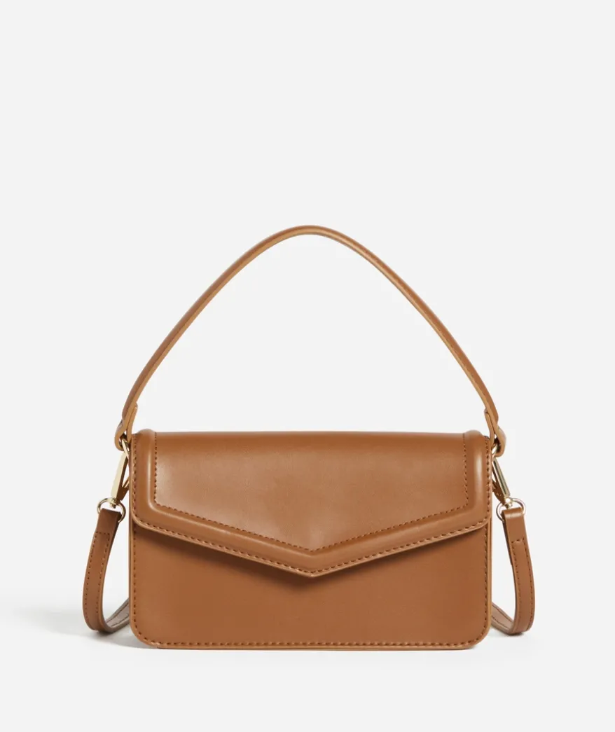LUCI TAN TOP HANDLE BAG