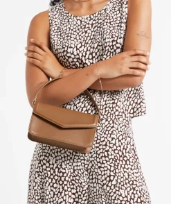 LUCI TAN TOP HANDLE BAG