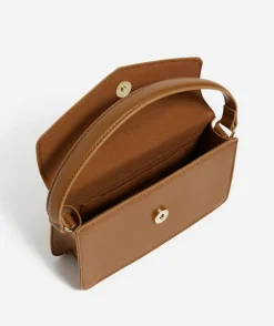 LUCI TAN TOP HANDLE BAG