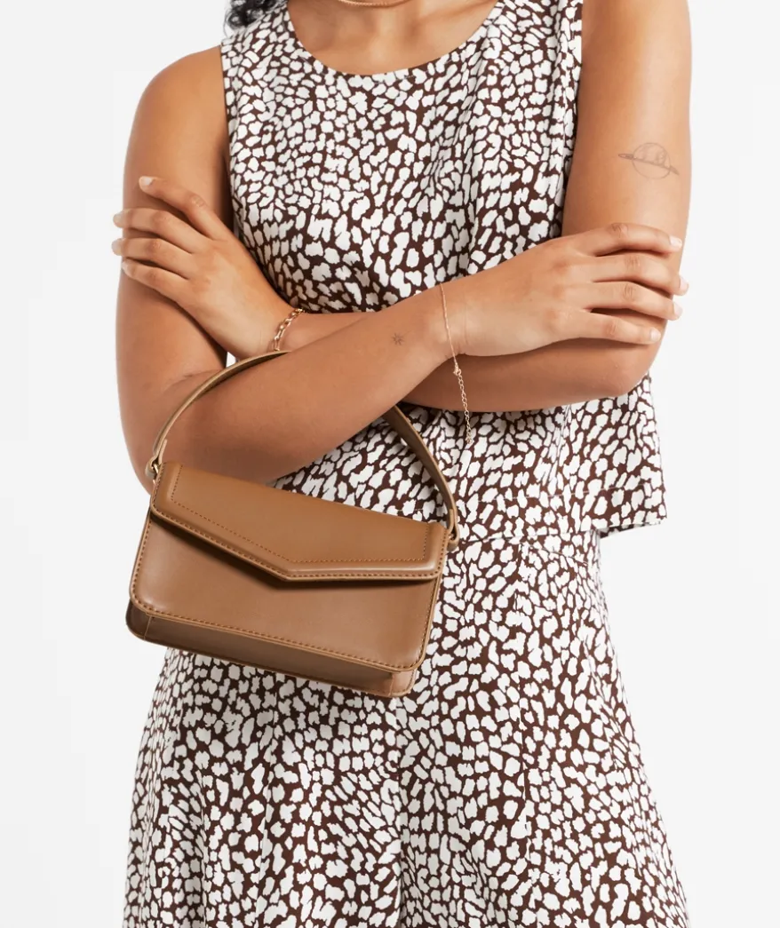LUCI TAN TOP HANDLE BAG