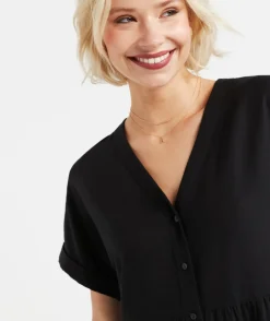 MACENZIE LINEN MINI DRESS