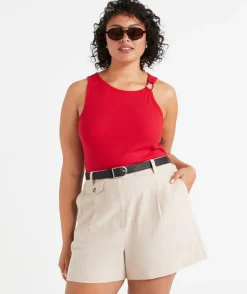 MACKENZIE BUCKLE TOP
