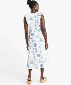 MALLORY RUFFLE MIDI DRESS