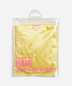 MANE ATTRACTION - SATIN SLEEP BONNET - LEMON