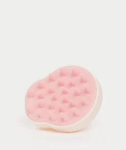 MANE MASSAGE - SCALP MASSAGING SHAMPOO BRUSH - CREAM/PINK