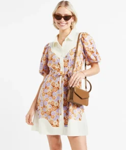 MARLEE SPLICED MINI DRESS