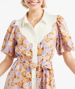 MARLEE SPLICED MINI DRESS