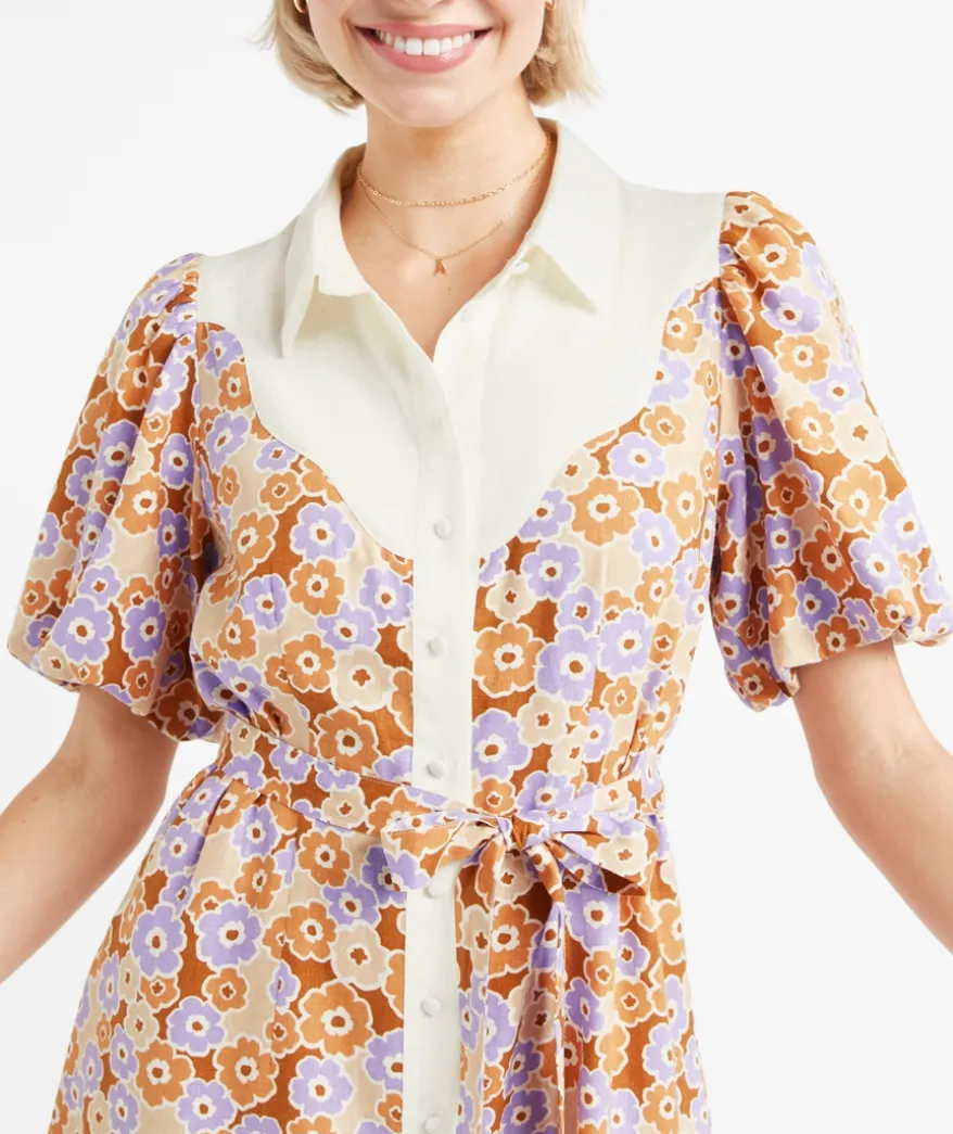 MARLEE SPLICED MINI DRESS