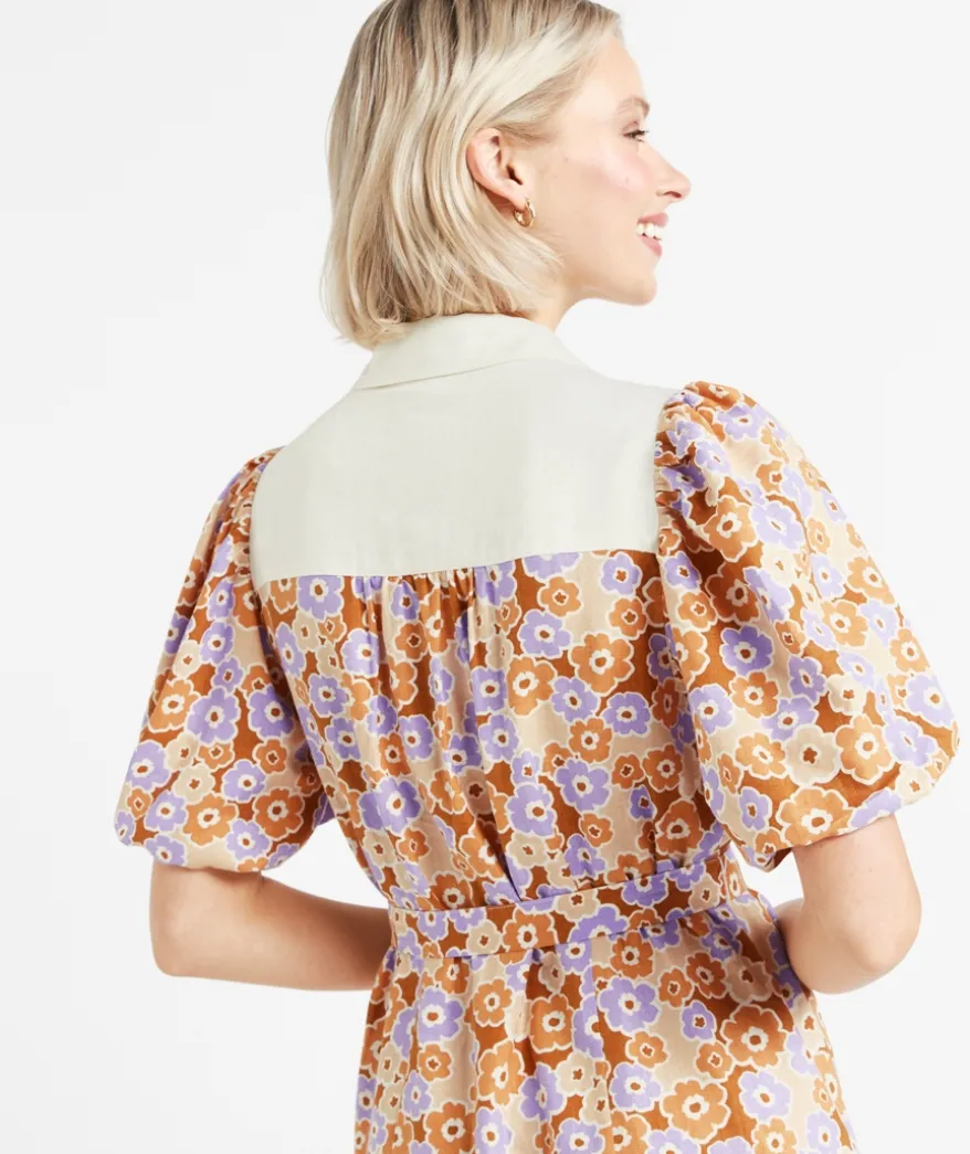 MARLEE SPLICED MINI DRESS