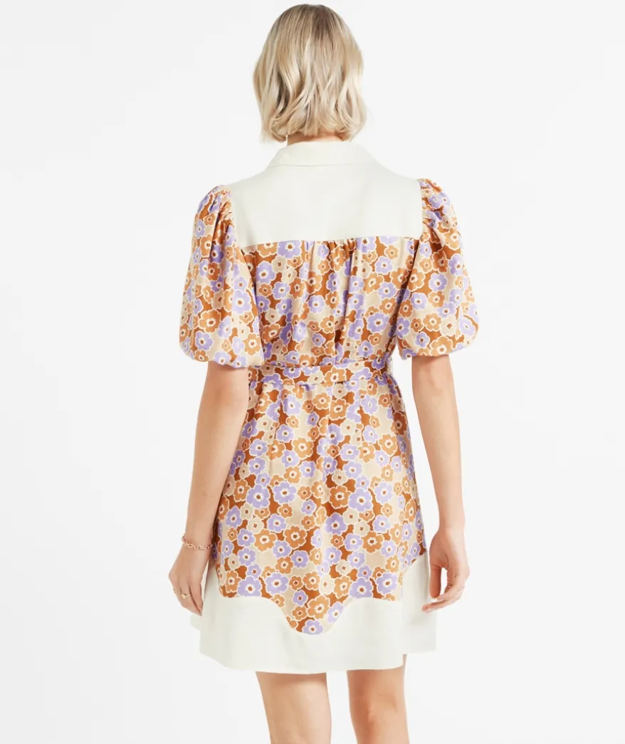 MARLEE SPLICED MINI DRESS