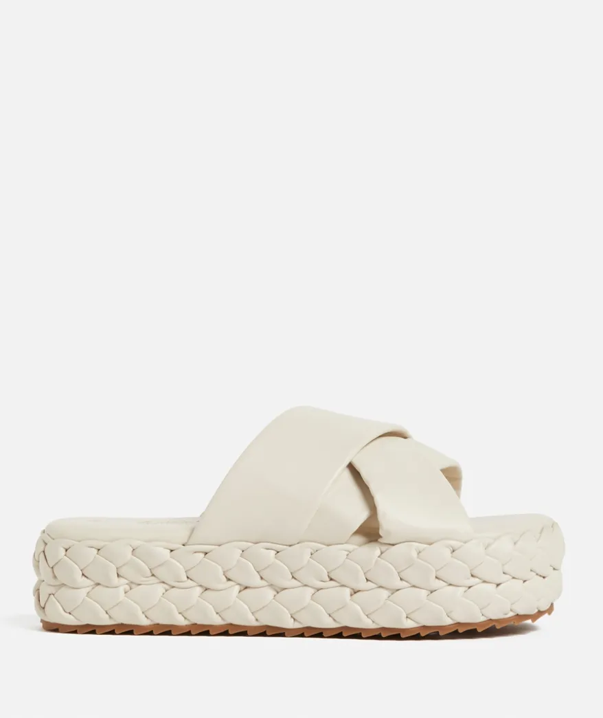 MARLEY PLATFORM SLIDE - ECRU