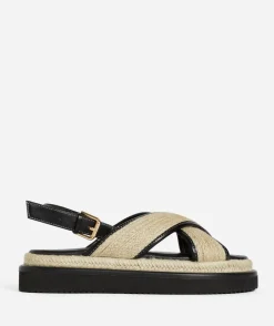MEL BLACK PLATFORM SANDAL