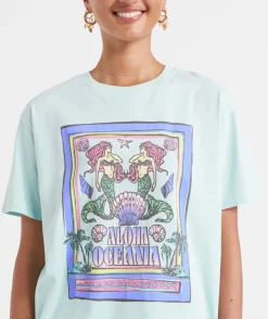 MERMAID OVERSIZED GRAPHIC TSHIRT