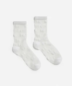 MESH BOW SOCK