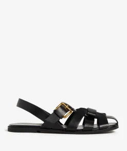 MIA BLACK FISHERMAN SANDAL