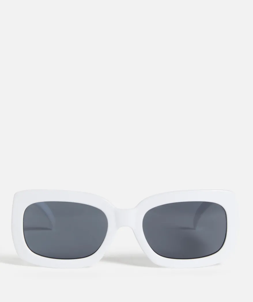MINNIE SQUARE SUNGLASSES - WHITE