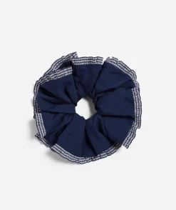NAVY LARGE SCRUNCHIE
