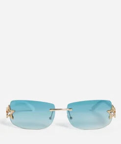 NIKKI STAR CHARM SUNGLASSES - BLUE