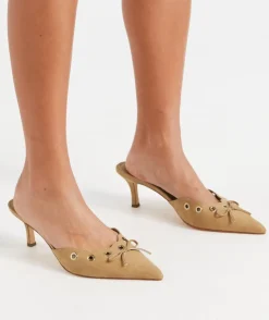 NINA HEEL - CAMEL